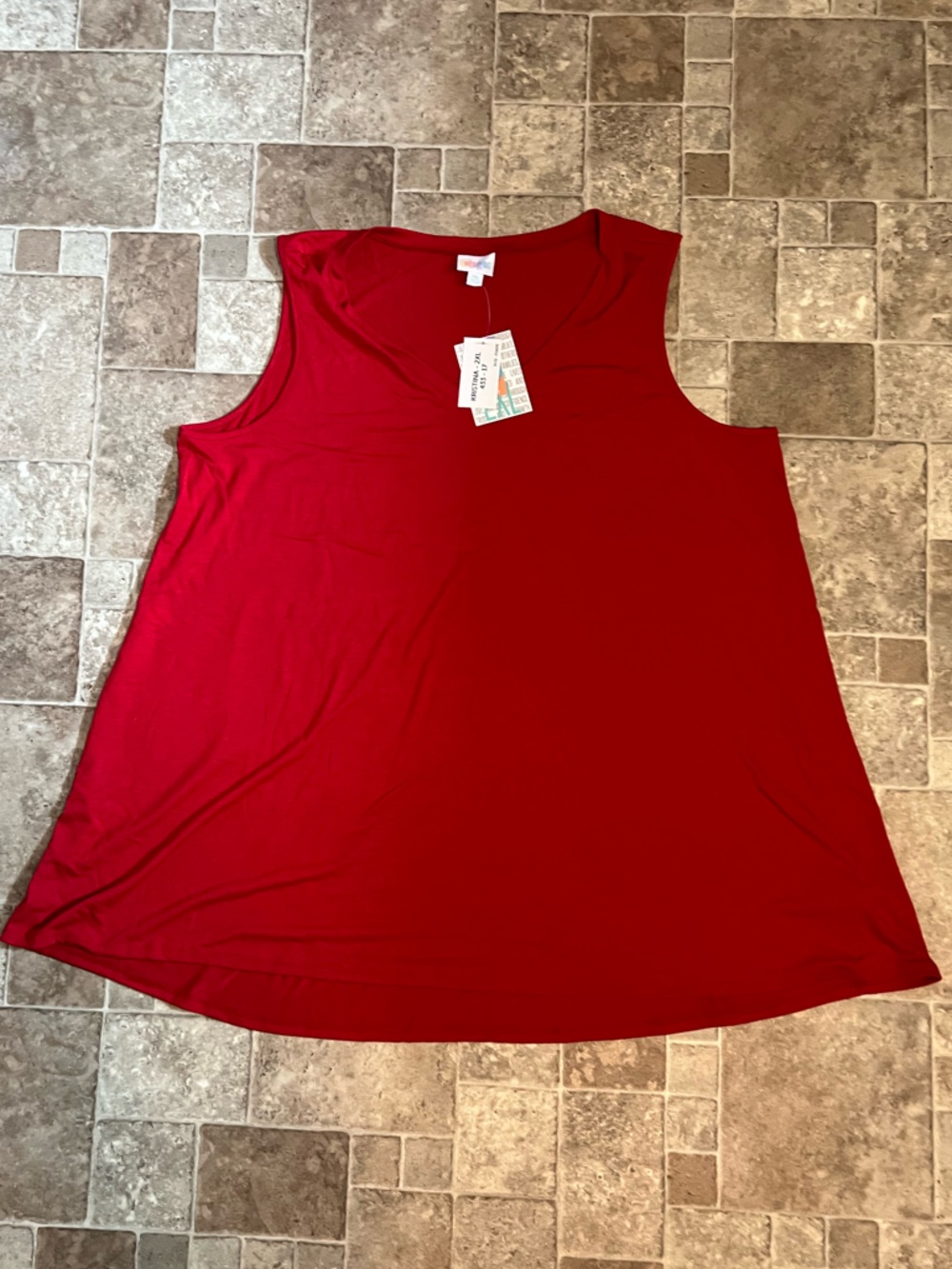NWT 2X LuLaRoe Kristina Tank Top